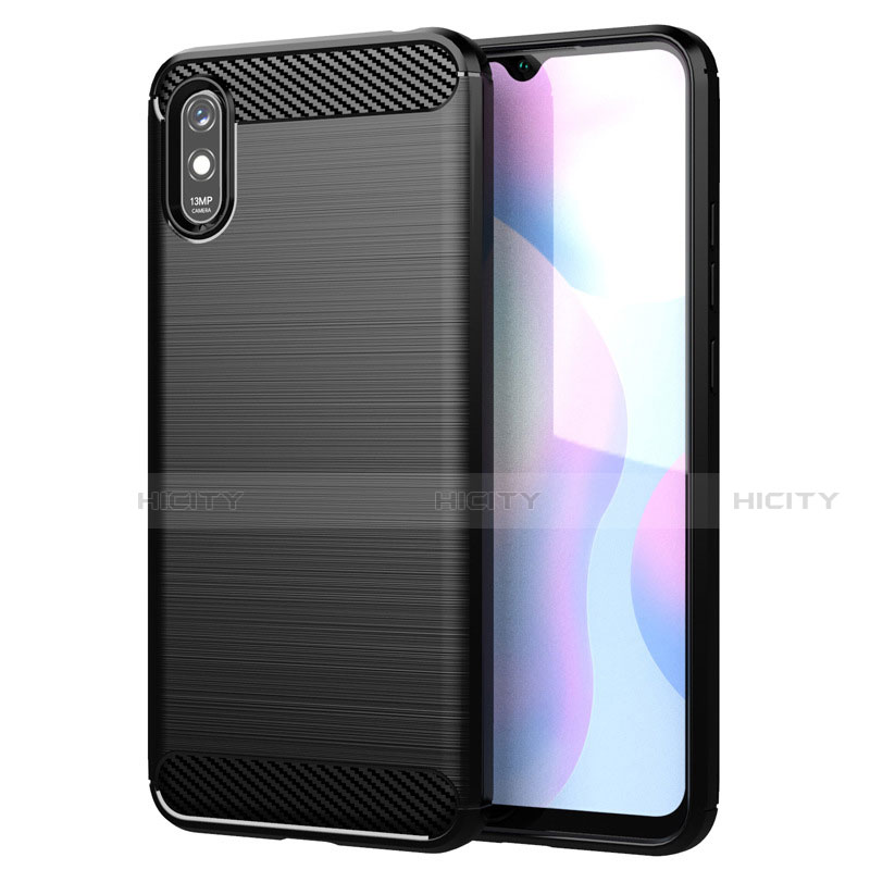 Custodia Silicone Cover Morbida Line per Xiaomi Redmi 9A Nero