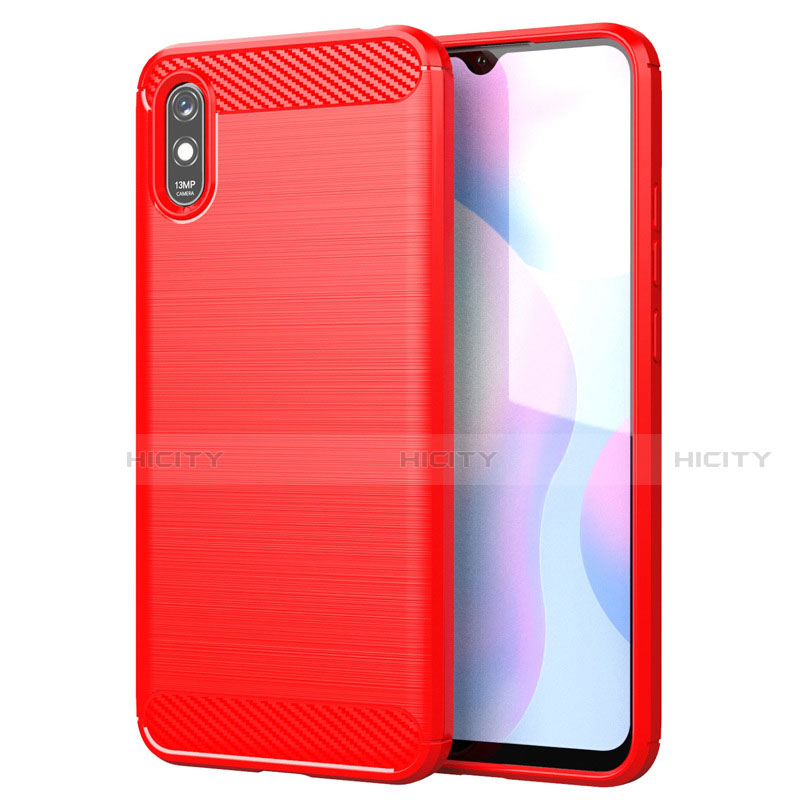 Custodia Silicone Cover Morbida Line per Xiaomi Redmi 9i Rosso