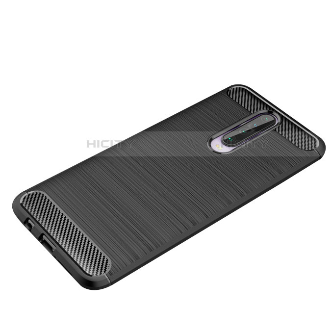 Custodia Silicone Cover Morbida Line per Xiaomi Redmi K30i 5G Nero