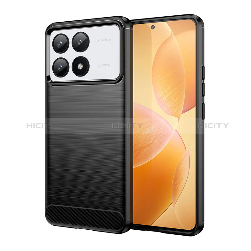 Custodia Silicone Cover Morbida Line per Xiaomi Redmi K70 Pro 5G Nero