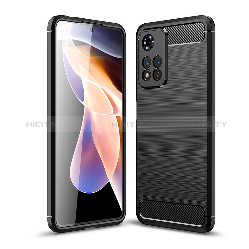 Custodia Silicone Cover Morbida Line per Xiaomi Redmi Note 11 Pro+ Plus 5G Nero