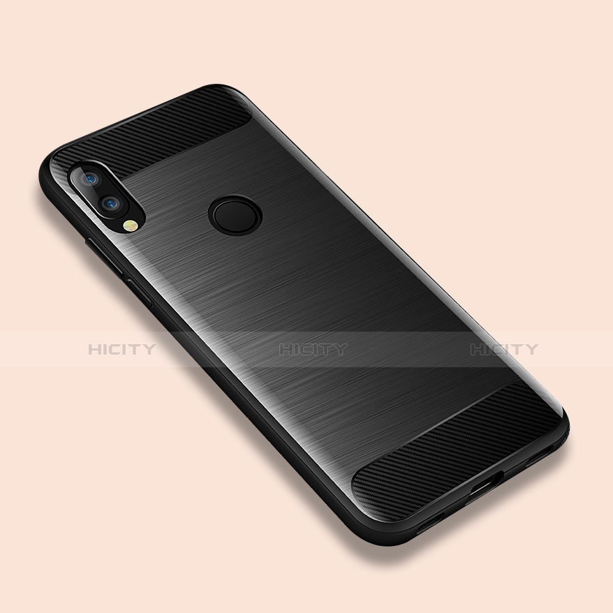 Custodia Silicone Cover Morbida Line per Xiaomi Redmi Note 7 Pro Nero