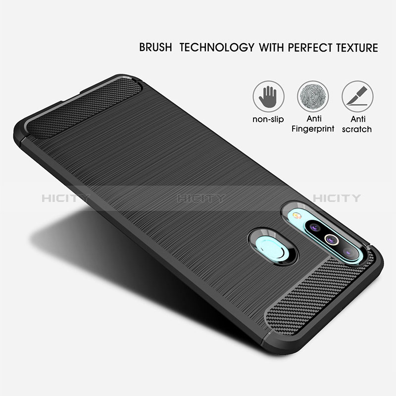 Custodia Silicone Cover Morbida Line WL1 per Samsung Galaxy A60