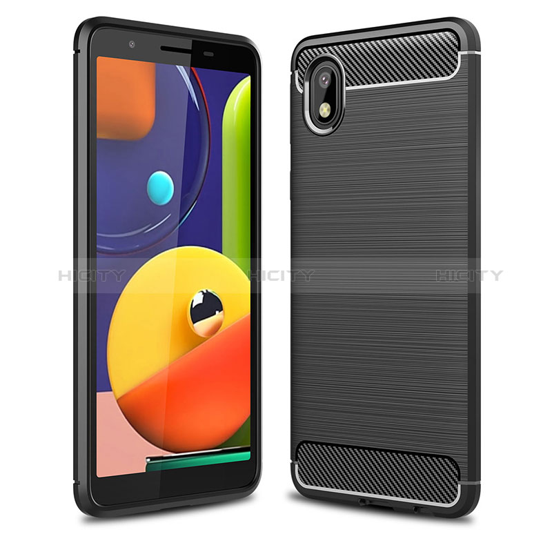 Custodia Silicone Cover Morbida Line WL1 per Samsung Galaxy M01 Core