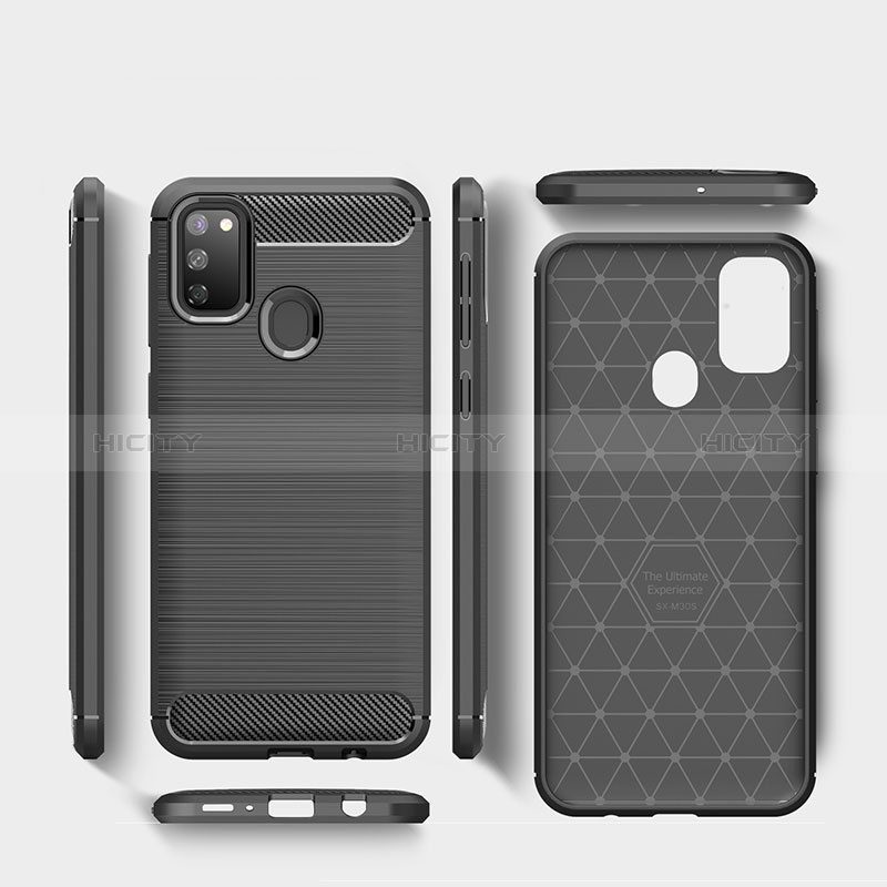 Custodia Silicone Cover Morbida Line WL1 per Samsung Galaxy M30s