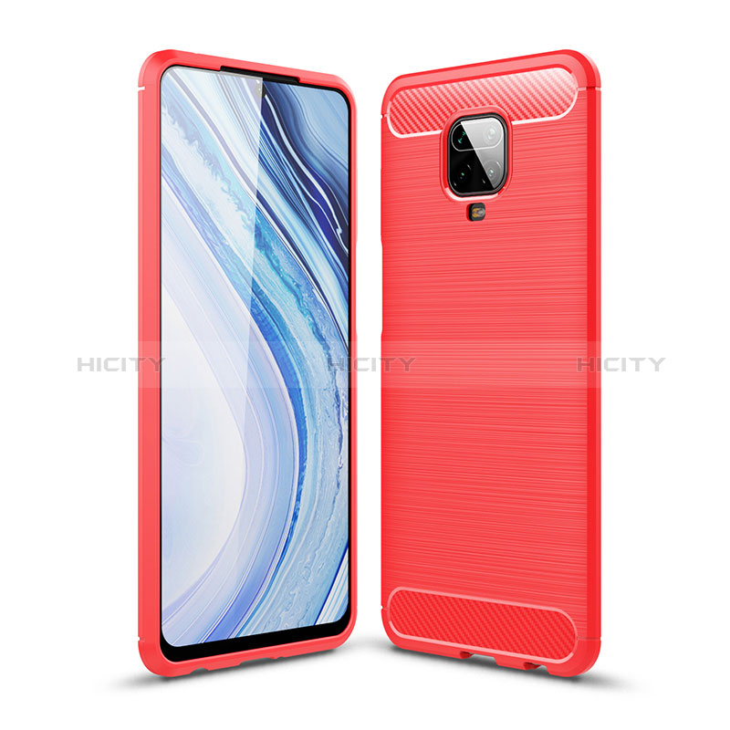 Custodia Silicone Cover Morbida Line WL1 per Xiaomi Poco M2 Pro Rosso