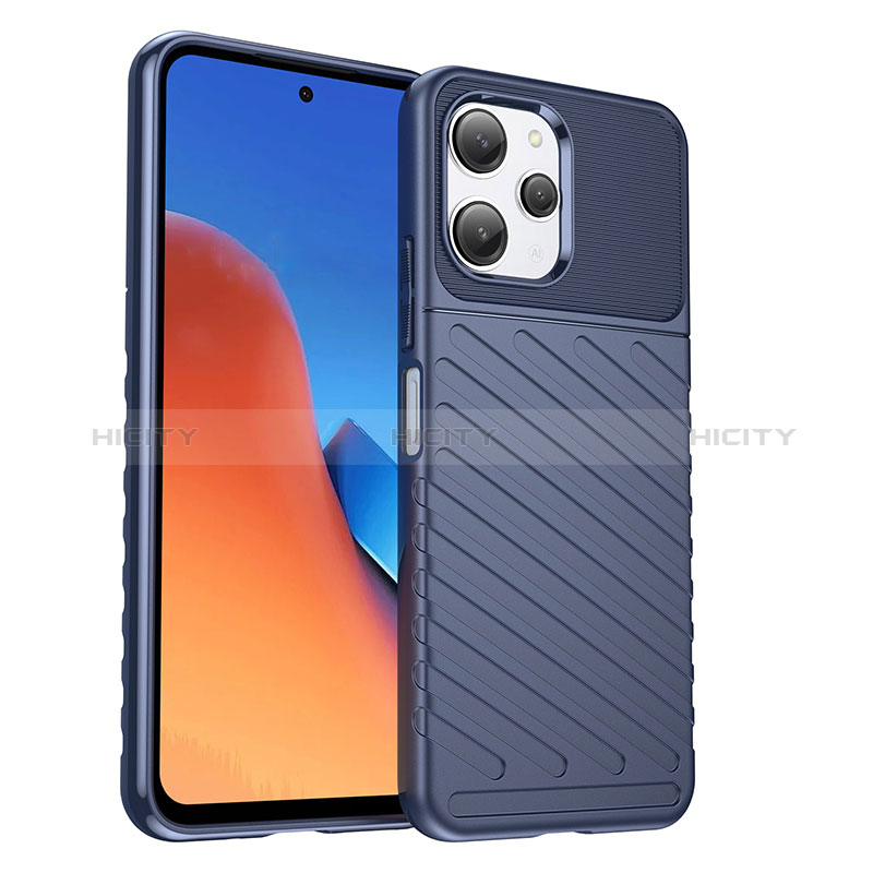 Custodia Silicone Cover Morbida Spigato MF1 per Xiaomi Poco M6 Pro 5G