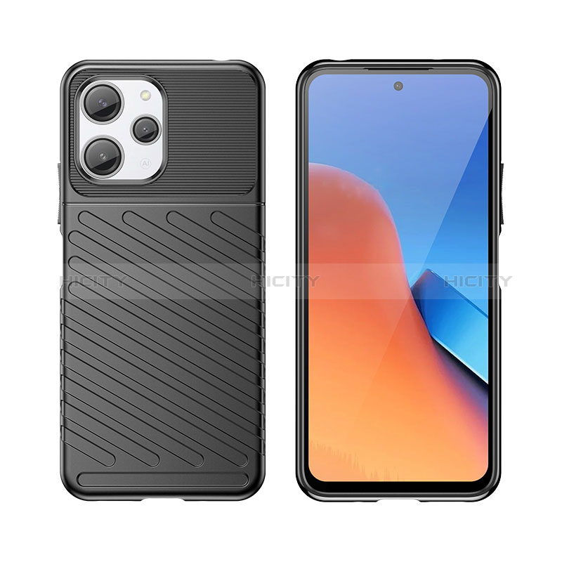 Custodia Silicone Cover Morbida Spigato MF1 per Xiaomi Poco M6 Pro 5G