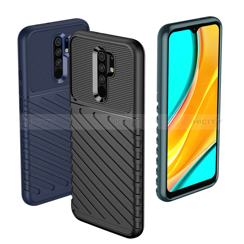 Custodia Silicone Cover Morbida Spigato MF1 per Xiaomi Redmi 9 Prime India