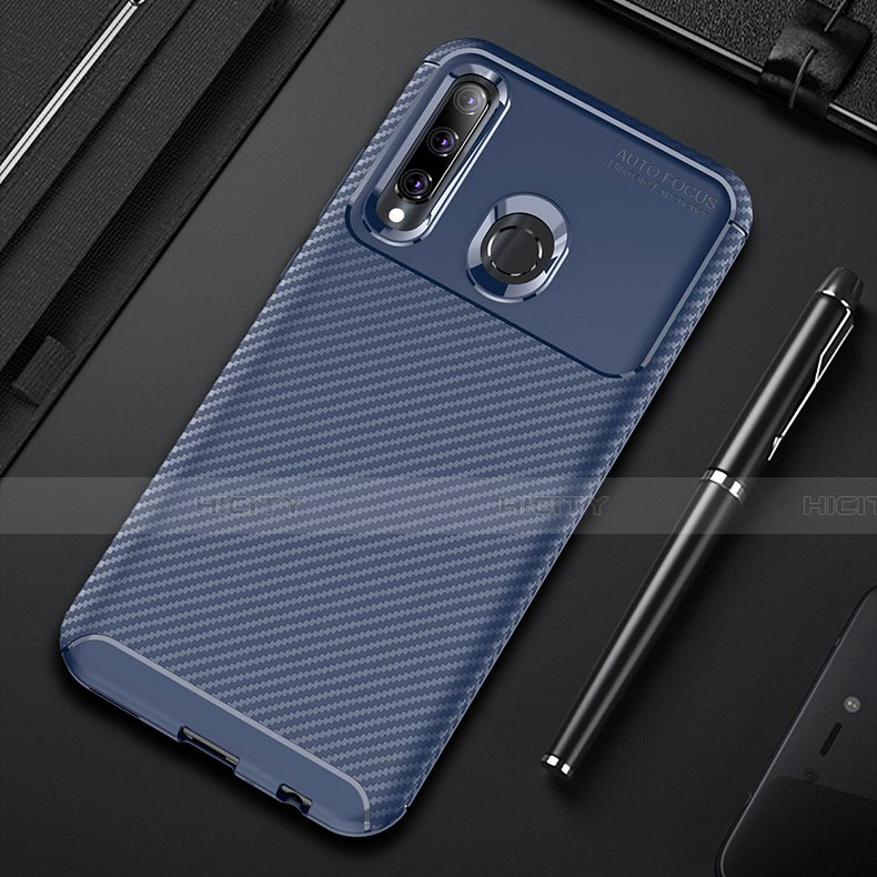 Custodia Silicone Cover Morbida Spigato per Huawei Honor 20E