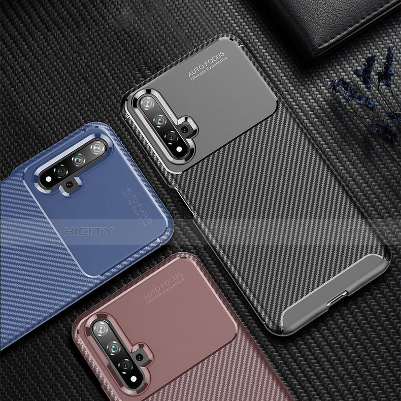 Custodia Silicone Cover Morbida Spigato per Huawei Nova 5 Pro