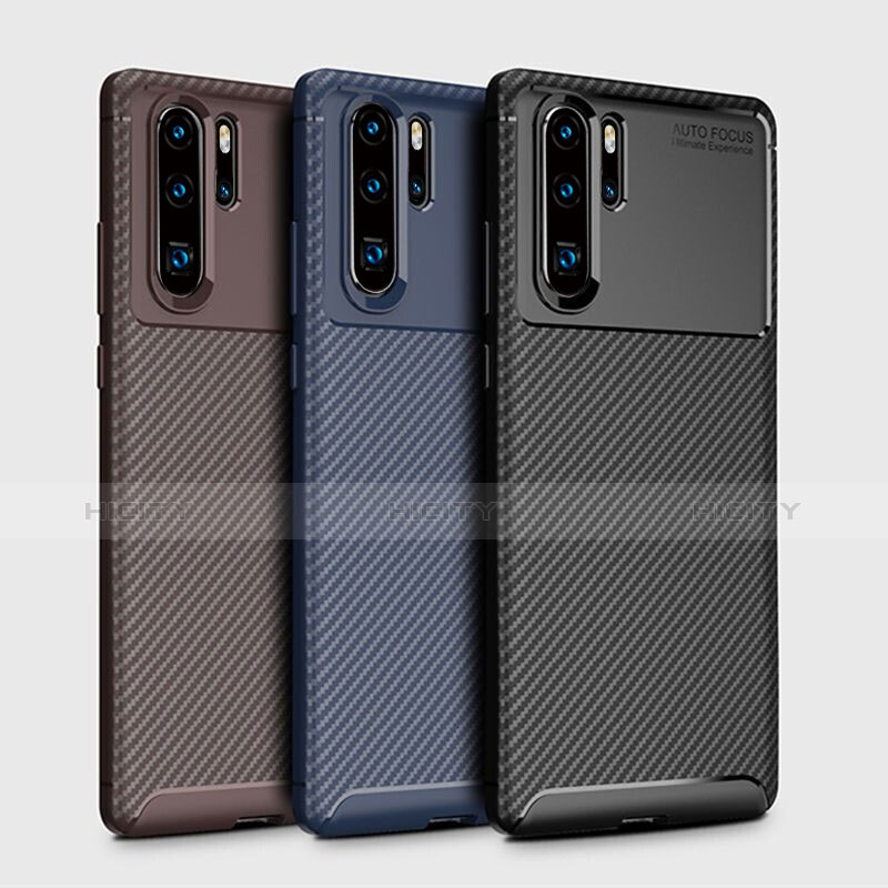 Custodia Silicone Cover Morbida Spigato per Huawei P30 Pro