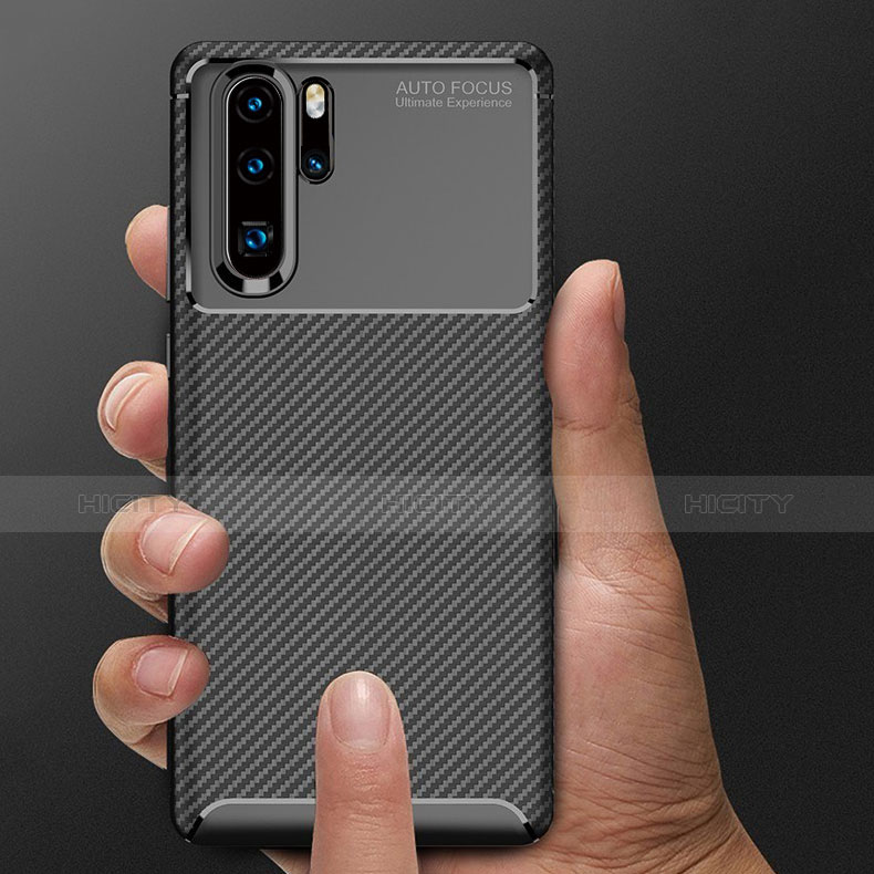 Custodia Silicone Cover Morbida Spigato per Huawei P30 Pro