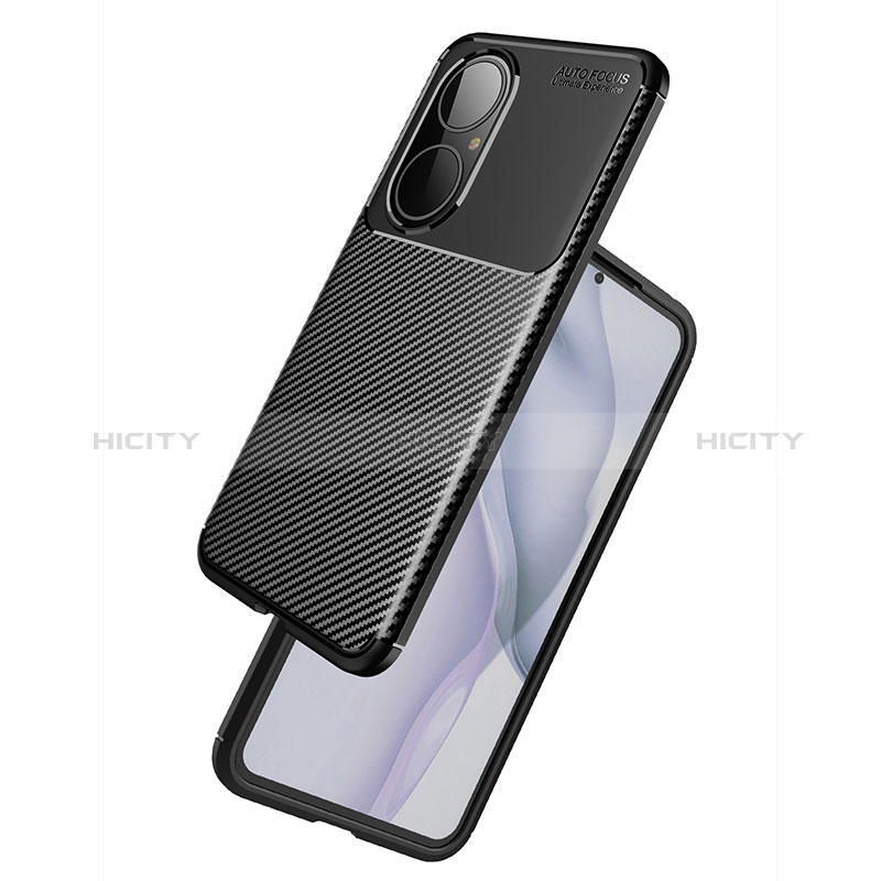 Custodia Silicone Cover Morbida Spigato per Huawei P50 Pro