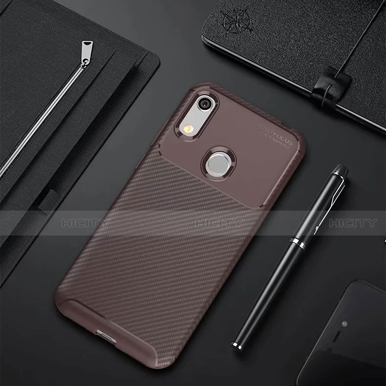 Custodia Silicone Cover Morbida Spigato per Huawei Y6 (2019)