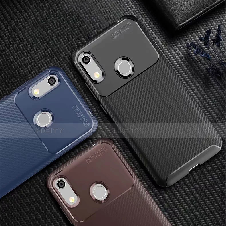 Custodia Silicone Cover Morbida Spigato per Huawei Y6 (2019)