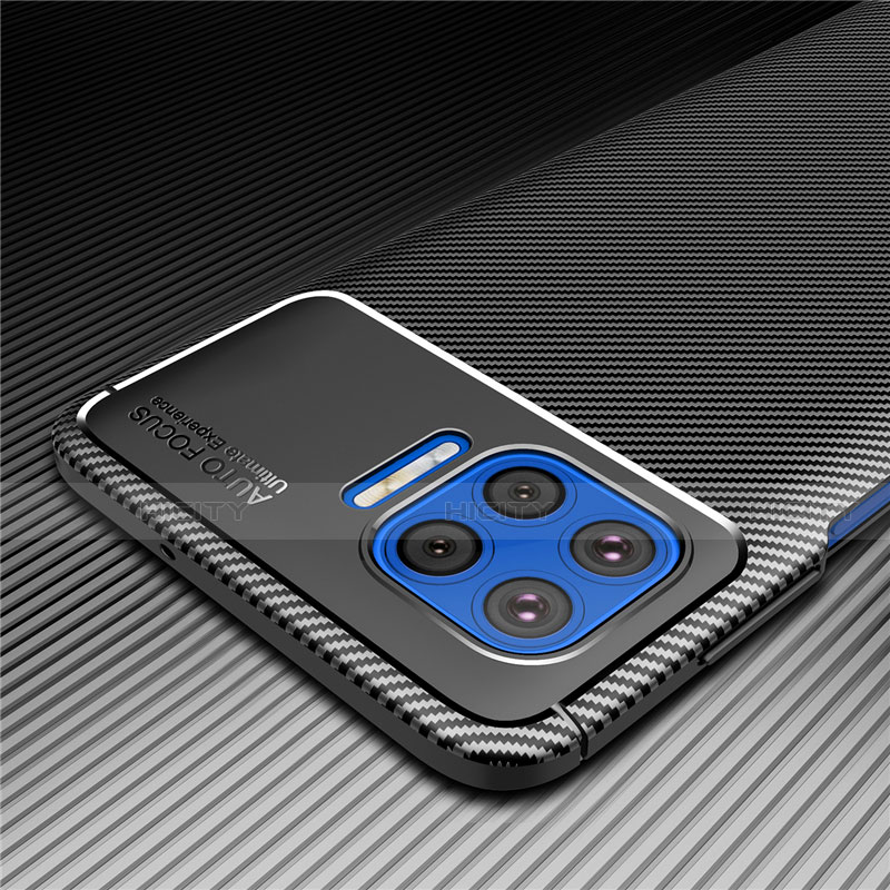 Custodia Silicone Cover Morbida Spigato per Motorola Moto One 5G