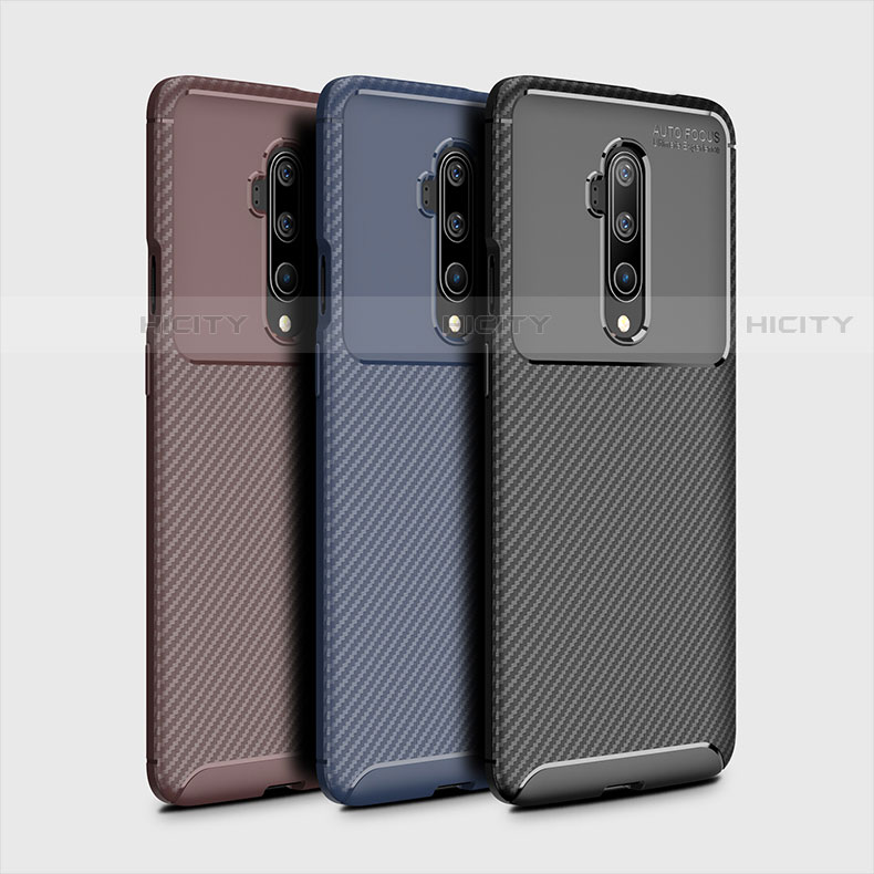 Custodia Silicone Cover Morbida Spigato per OnePlus 7T Pro