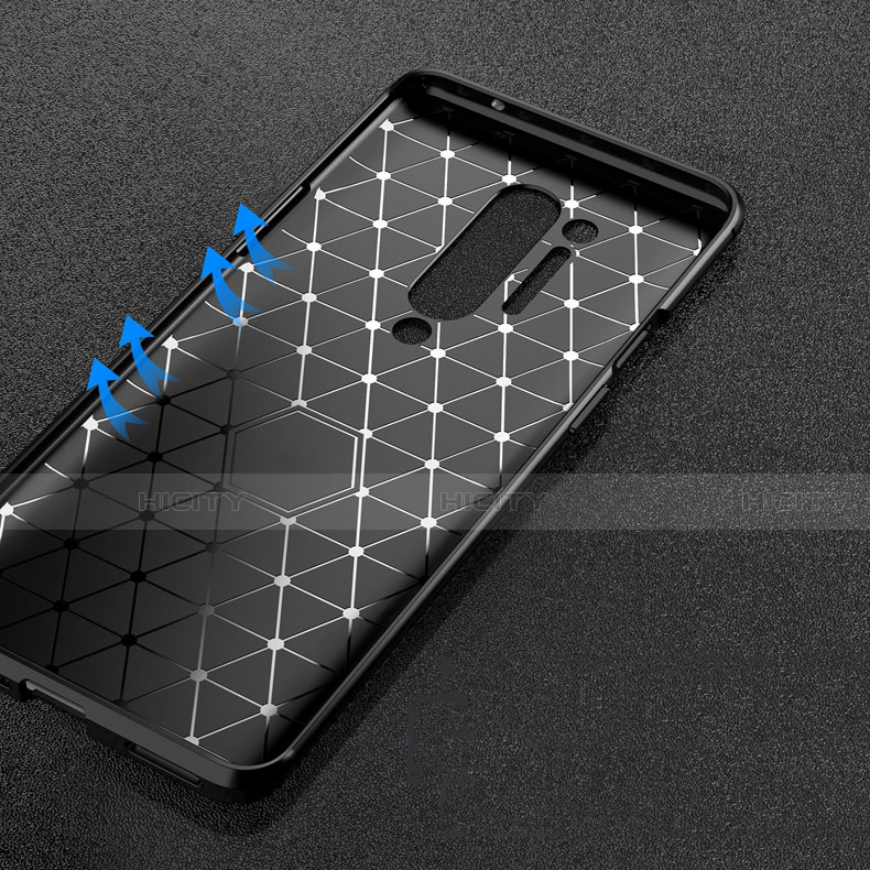 Custodia Silicone Cover Morbida Spigato per OnePlus 8 Pro