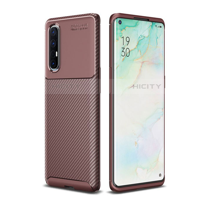 Custodia Silicone Cover Morbida Spigato per Oppo Find X2 Neo