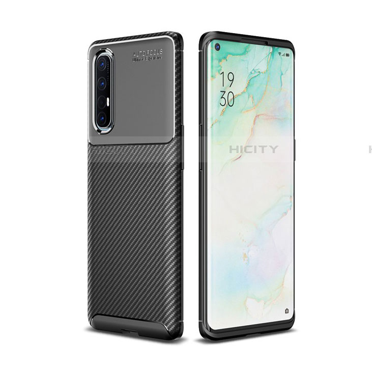 Custodia Silicone Cover Morbida Spigato per Oppo Find X2 Neo