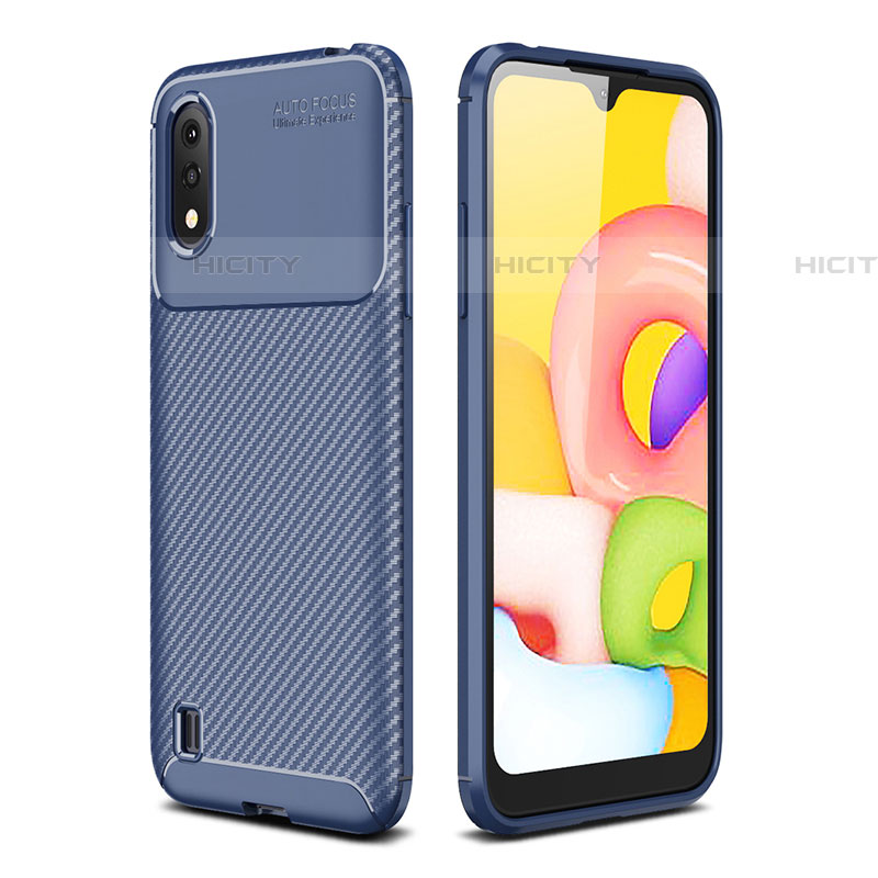 Custodia Silicone Cover Morbida Spigato per Samsung Galaxy A01 SM-A015