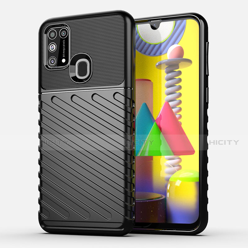 Custodia Silicone Cover Morbida Spigato per Samsung Galaxy M21s