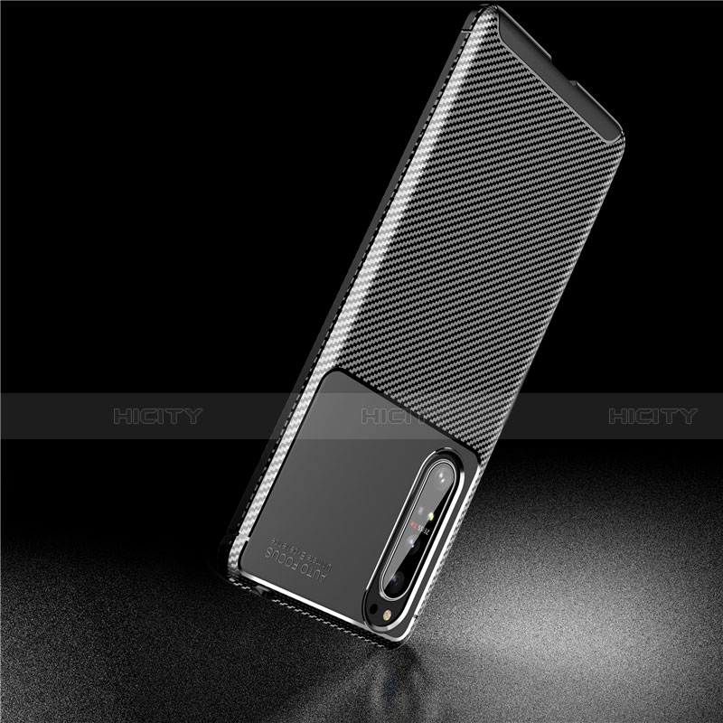 Custodia Silicone Cover Morbida Spigato per Sony Xperia 1 II