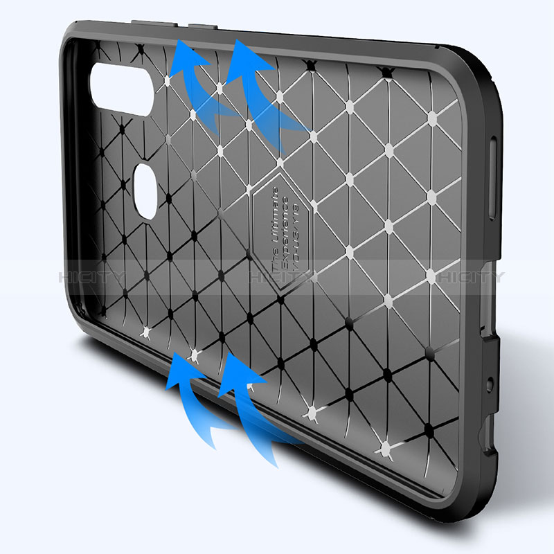 Custodia Silicone Cover Morbida Spigato per Vivo Y19