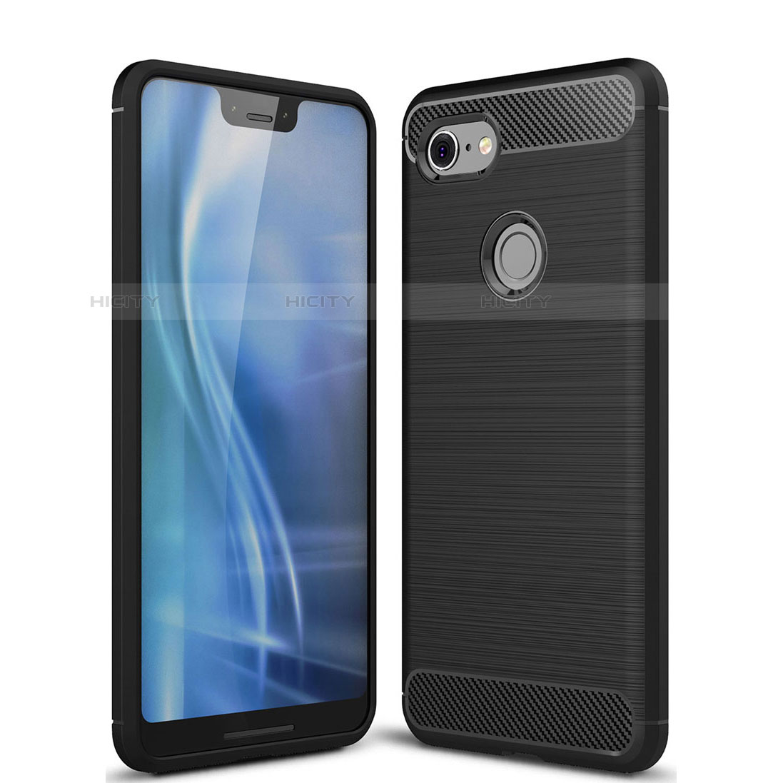 Custodia Silicone Cover Morbida Spigato S01 per Google Pixel 3 XL