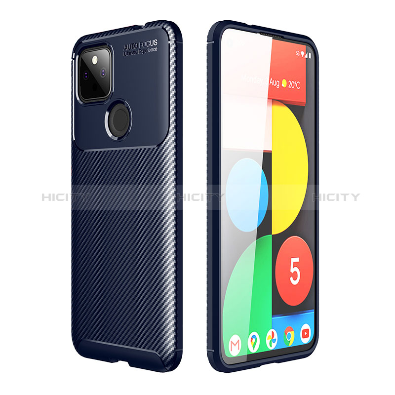 Custodia Silicone Cover Morbida Spigato S01 per Google Pixel 5a 5G