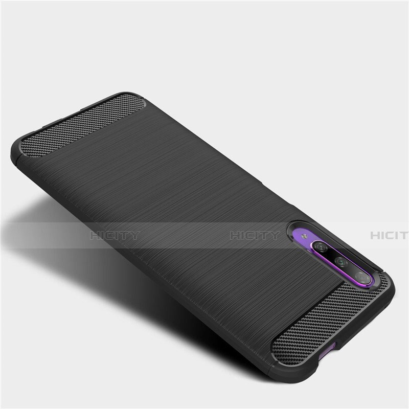 Custodia Silicone Cover Morbida Spigato S01 per Huawei Honor 9X Pro