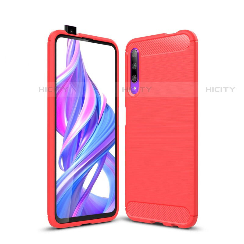 Custodia Silicone Cover Morbida Spigato S01 per Huawei P Smart Pro (2019)