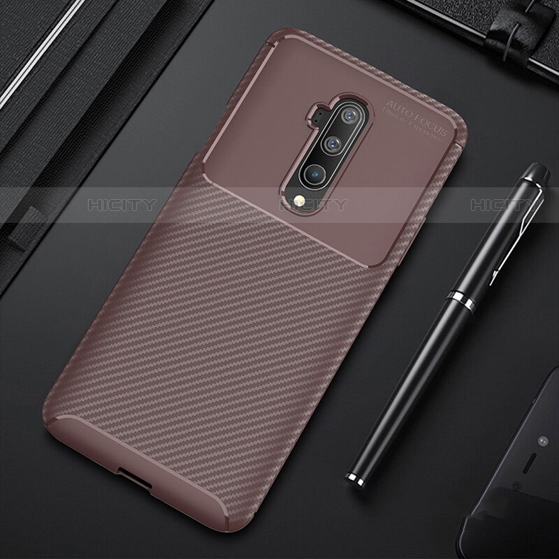 Custodia Silicone Cover Morbida Spigato S01 per OnePlus 7T Pro