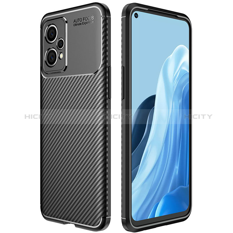 Custodia Silicone Cover Morbida Spigato S01 per Realme 9 Pro 5G Nero