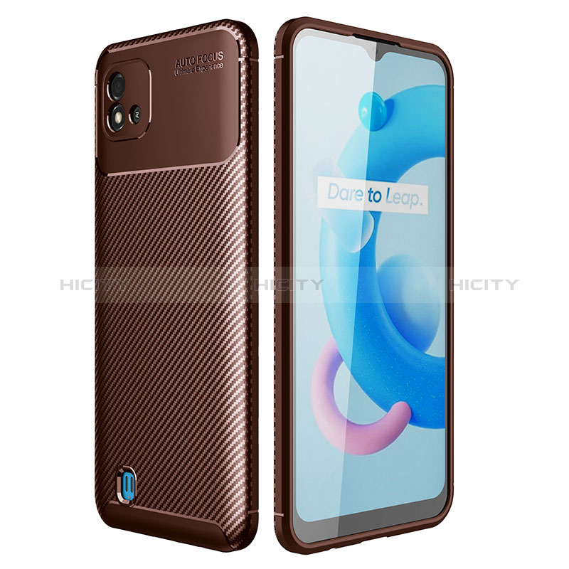 Custodia Silicone Cover Morbida Spigato S01 per Realme C11 (2021)