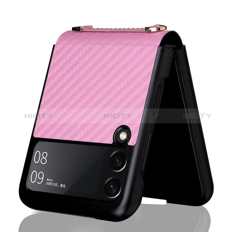 Custodia Silicone Cover Morbida Spigato S02 per Samsung Galaxy Z Flip3 5G