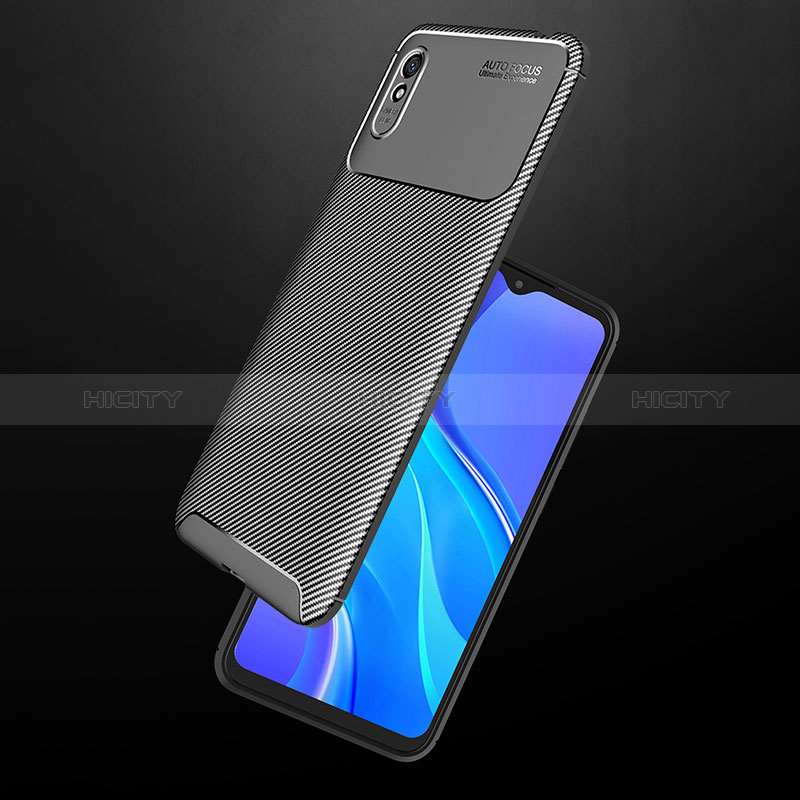 Custodia Silicone Cover Morbida Spigato S02 per Xiaomi Redmi 9A