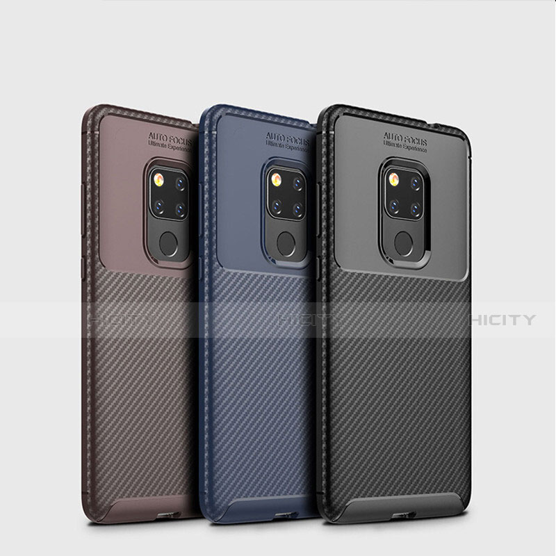 Custodia Silicone Cover Morbida Spigato S03 per Huawei Mate 20