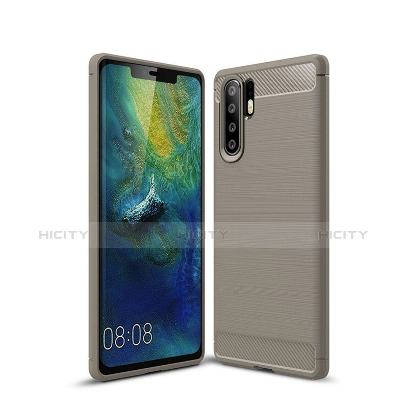 Custodia Silicone Cover Morbida Spigato S03 per Huawei P30 Pro New Edition Oro