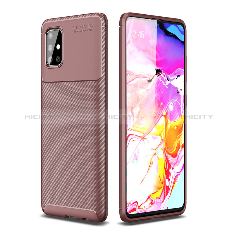 Custodia Silicone Cover Morbida Spigato WL1 per Samsung Galaxy A51 4G