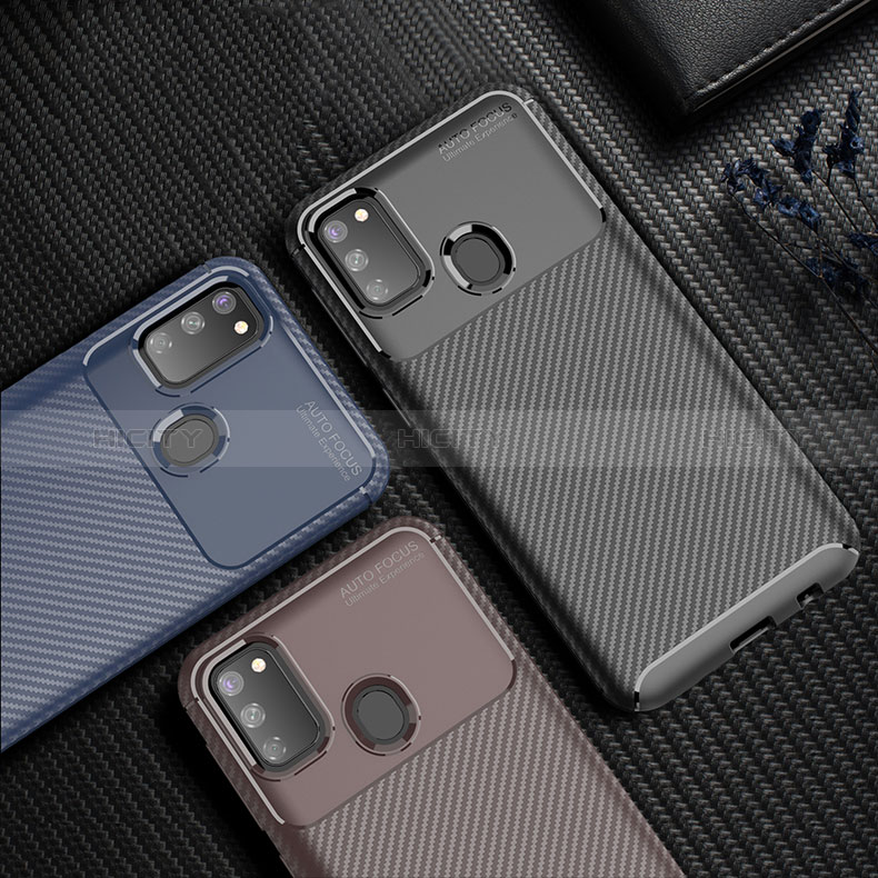 Custodia Silicone Cover Morbida Spigato WL1 per Samsung Galaxy M21