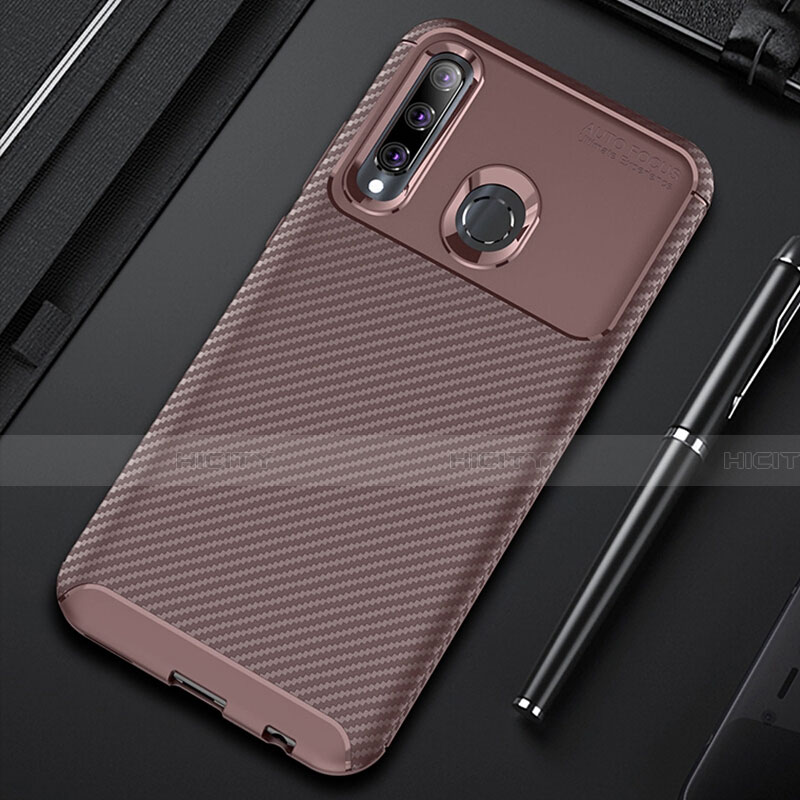 Custodia Silicone Cover Morbida Spigato Y01 per Huawei Honor 20E