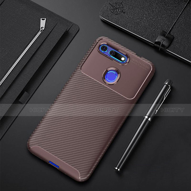 Custodia Silicone Cover Morbida Spigato Y01 per Huawei Honor View 20