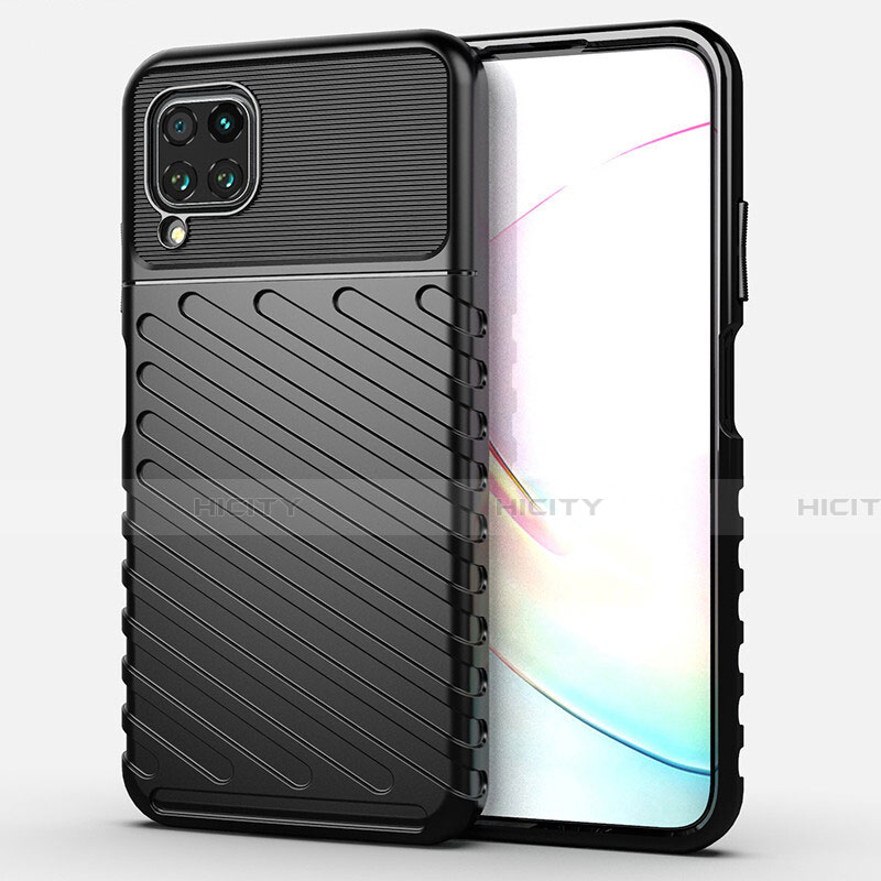 Custodia Silicone Cover Morbida Spigato Y01 per Huawei Nova 6 SE Nero