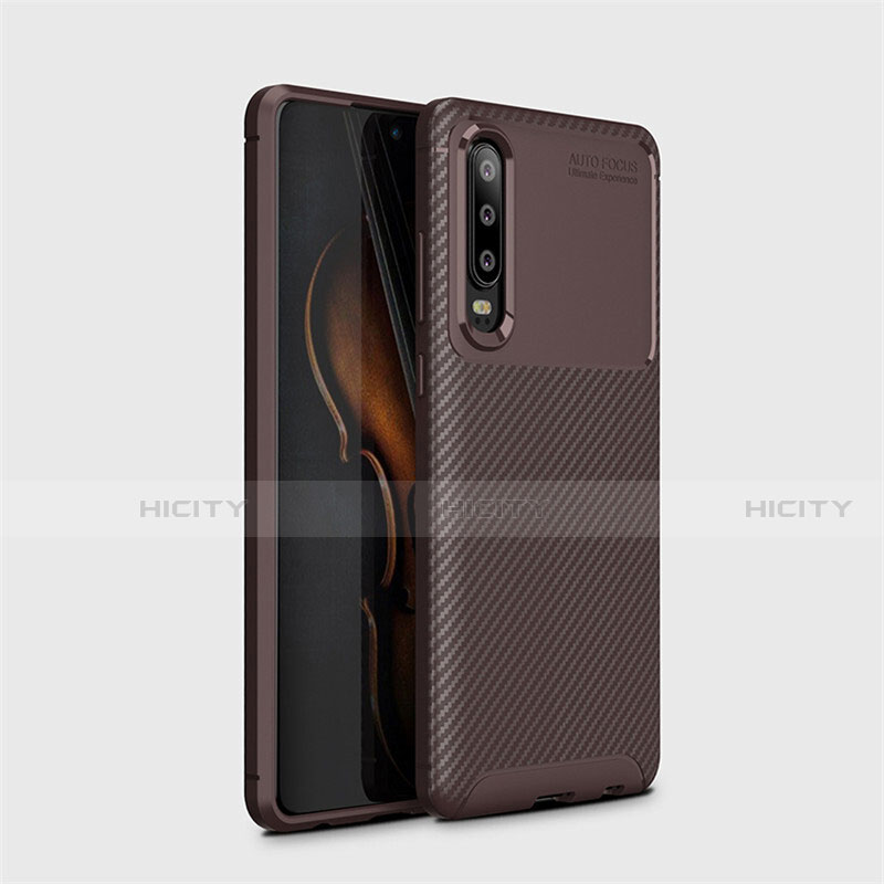 Custodia Silicone Cover Morbida Spigato Y01 per Huawei P30