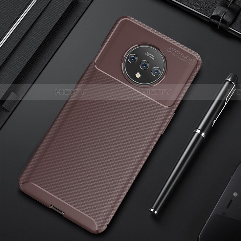 Custodia Silicone Cover Morbida Spigato Y01 per OnePlus 7T