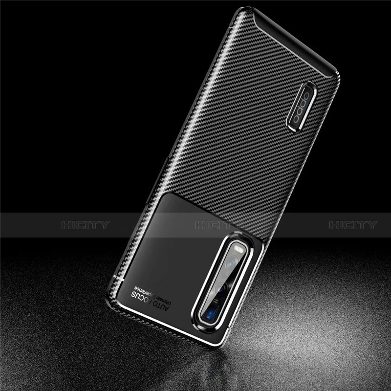 Custodia Silicone Cover Morbida Spigato Y01 per Oppo Find X2 Pro