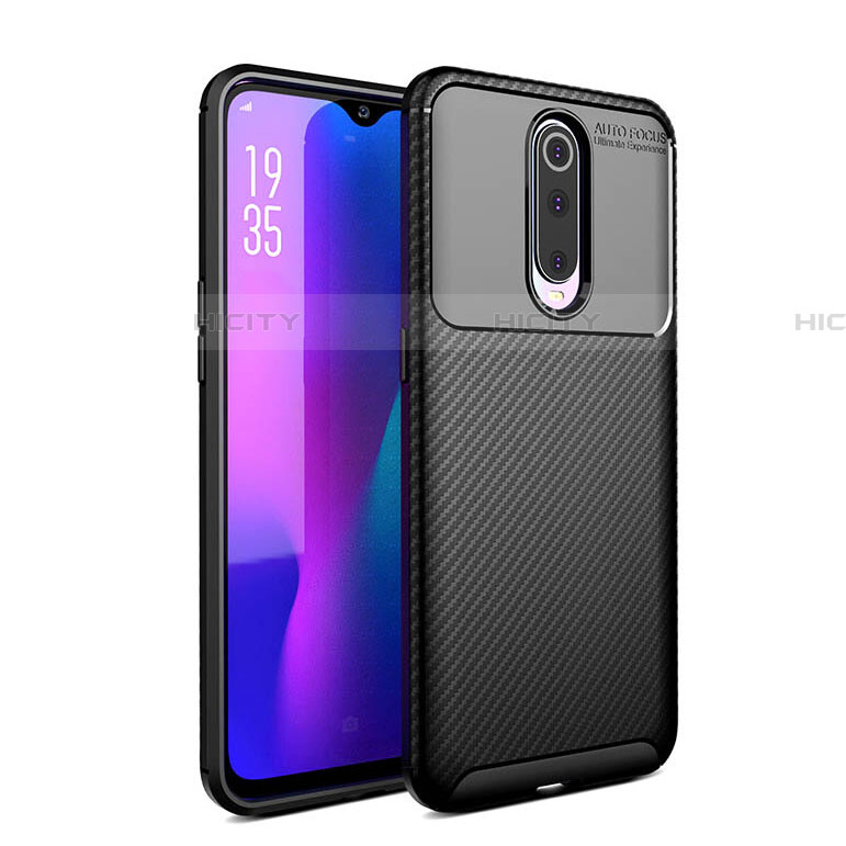 Custodia Silicone Cover Morbida Spigato Y01 per Oppo RX17 Pro Nero