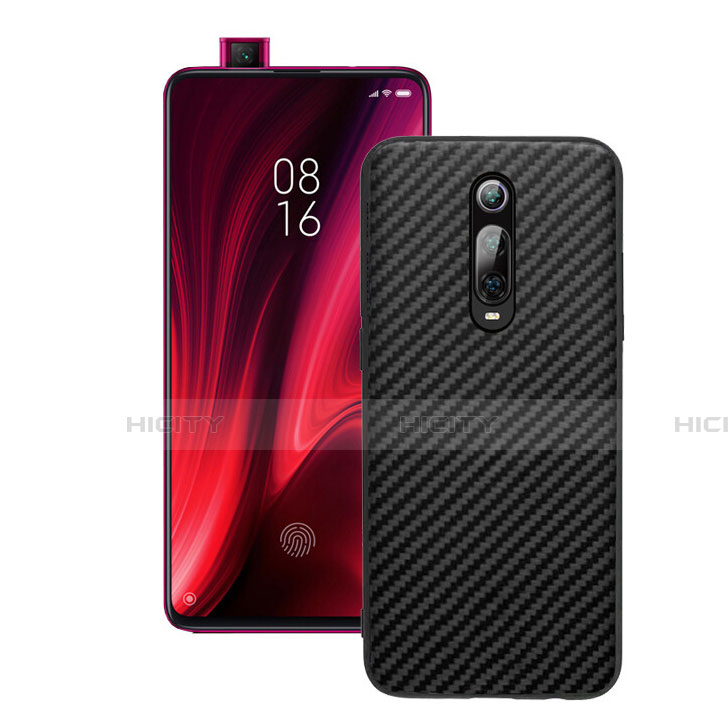 Custodia Silicone Cover Morbida Spigato Y01 per Xiaomi Mi 9T Pro Nero